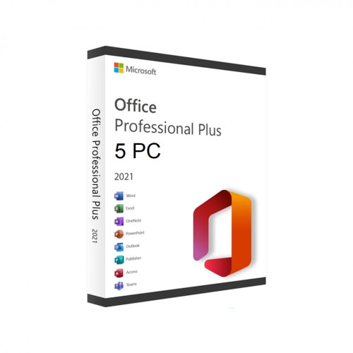 Microsoft Office 2021 Professional Plus Ελληνικά για 5 Χρήστες Ηλεκτρονική Άδεια