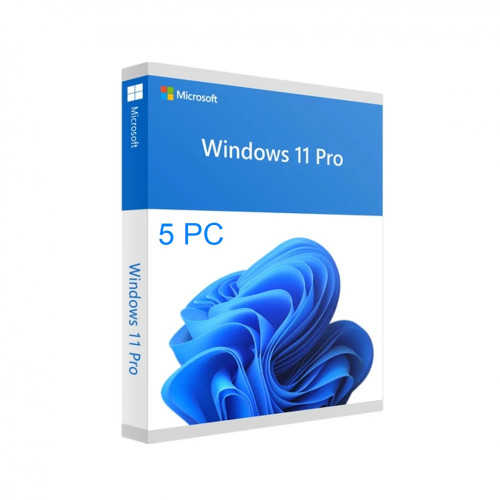 Microsoft Windows 11 Pro Ελληνικά για 5 Χρήστες Ηλεκτρονική Άδεια